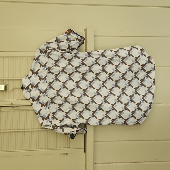 ROBERT GRAHAM MEN'S XS SHORT SLEEVE BUTTON UP - Picture 5 of 7